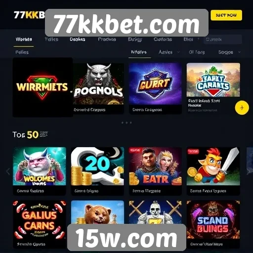 Análise das ofertas de jogos no 77kkbet