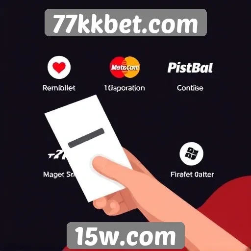 Métodos de pagamento disponíveis no 77kkbet
